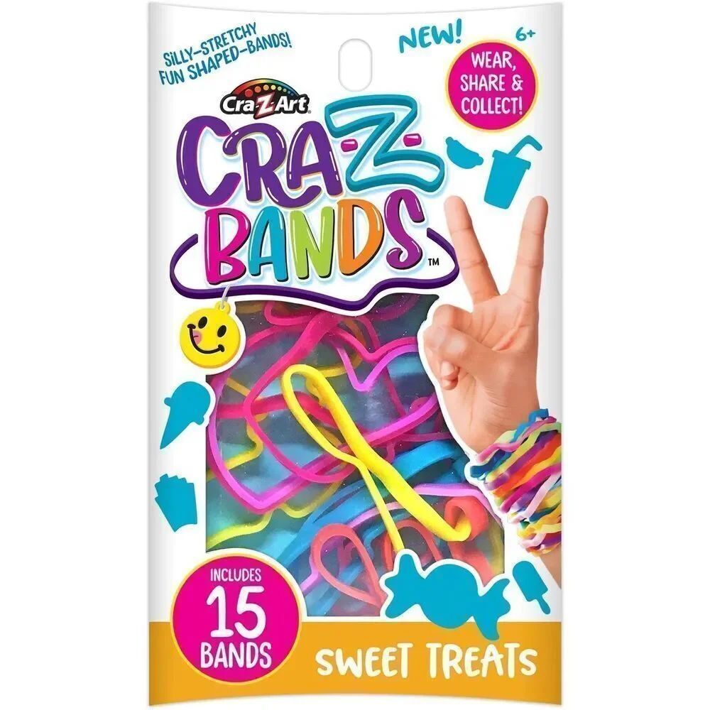 Brand New Cra-Z-Art CraZBands for a Boy or Girl Sweet Treats Bracelets